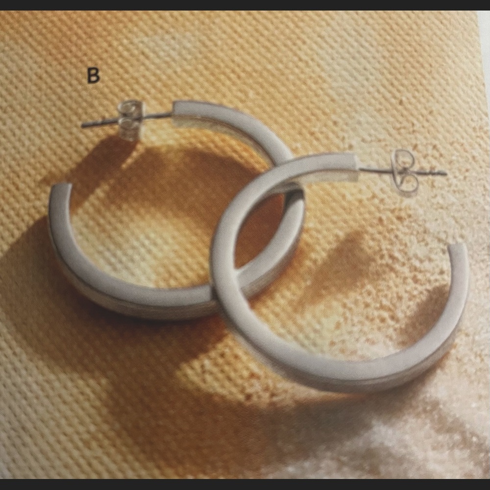 Silpada ‘Geo Hoop’ earrings